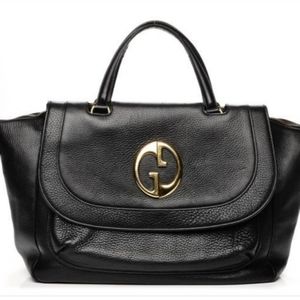 Gucci Leather Tote Bag
